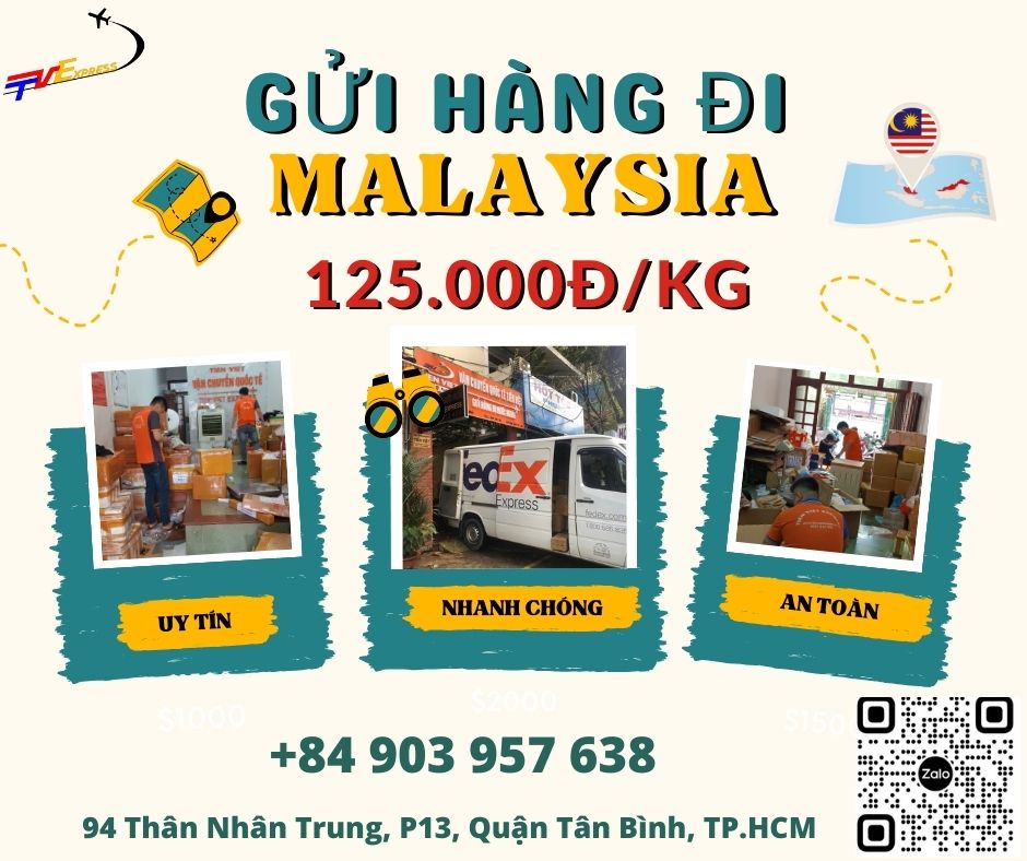 Gửi hàng đi Malaysia